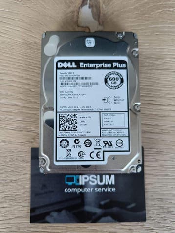 Dell 600GB 10k SAS schijf 07149N, Ophalen of Verzenden, Refurbished, Dell