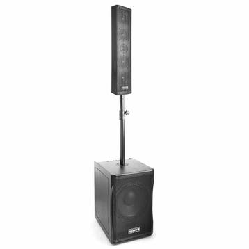 VONYX VX1200 750W Kolom Geluidssysteem met 12 inch Subwoofer, Ophalen of Verzenden, Nieuw