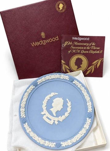 Decoratief ornament - Wedgwood - Koningin Elizabeth II