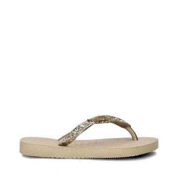Havaianas Slim Shiny Glitter slippers in het Beige, Slippers, Verzenden, Beige, Nieuw
