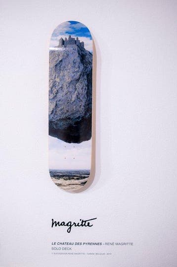 René Magritte (after) x the Skateroom (XX) - Le Château des, Antiek en Kunst