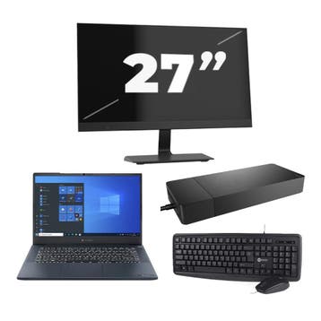 Toshiba Dynabook Tecra A40-G -   i3-10e 8GB  - 128GB  + 1x 2, Qwerty, Verzenden, 8 GB, Refurbished