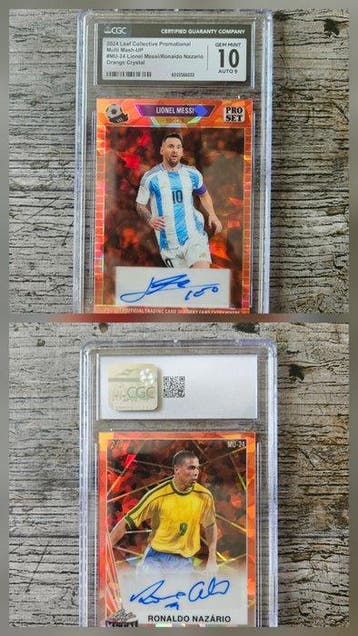 2024 Leaf Lionel Messi, Ronaldo Nazário 2/7 Limited edition,, Nieuw