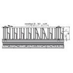 Voerhek verstelbaar zelfsluitend Spinder Baseline voor jongv