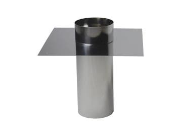 Flexibel RVS rookkanaal HV Afdekplaat onder/boven 180 mm, Ophalen, Nieuw