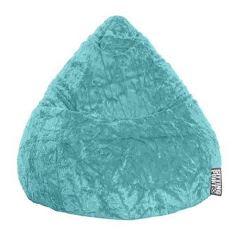 Kinder Zitzak Zitzak Fluffy L - Turquoise, Verzenden, Nieuw
