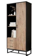 Houten Highboard met Zwart Frame – 180 cm, Verzenden, Nieuw