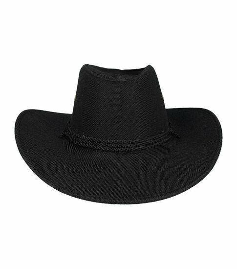 Cowboyhoed - Western Hoed in Linnenlook - One Size - Zwart, Kleding | Dames, Hoeden en Petten