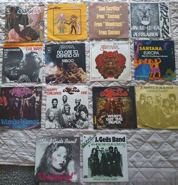 Santana, Osibisa, J. Geils Band - 14 X 7 45RPM - Diverse, Nieuw in verpakking