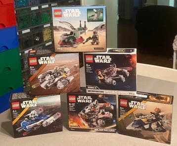 Lego Set - Star Wars - Microfighter n. 75193 - 75295 - 75344, Nieuw