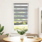 vidaXL Zebra rolgordijn 60,9 x 120 cm stofbreedte 56,7 cm, Verzenden, Nieuw, Grijs