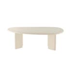 salontafel organisch maya microcement paneelpoot 120 cm, Huis en Inrichting, Tafels | Salontafels, Verzenden, Nieuw, Industriële meubels