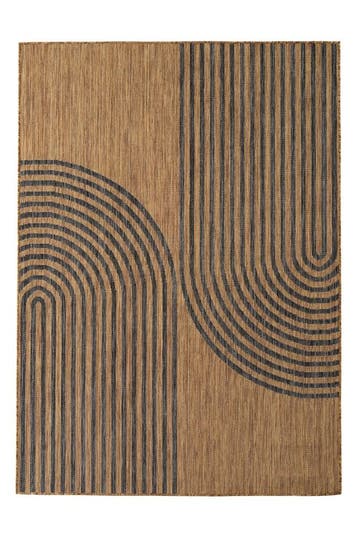 Buitenkleed | Mira | Bogen | Zwart | 80x250 cm, Verzenden, Nieuw