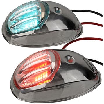 Boordlicht LED Set 93mm Tot 12m Rvs, Ophalen of Verzenden, Nieuw