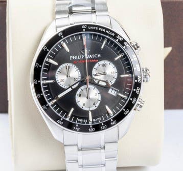 Philip Watch - Blaze - Chronograph & Date - Black/Panda -, Sieraden, Tassen en Uiterlijk, Horloges | Heren, Nieuw