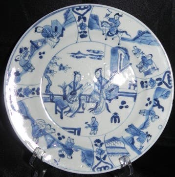 Schotel - Porselein - Kangxi schotel 1662-1722