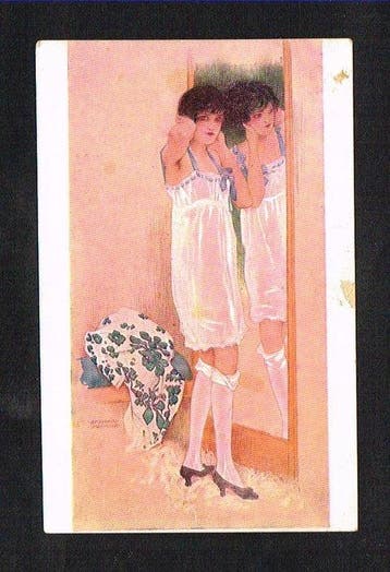 Raphaël Kirchner - illustrator - Art Nouveau - Een grote, Gelopen