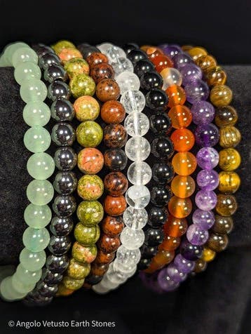 Natuurlijke hoogwaardige edelsteenarmbandencollectie – Set