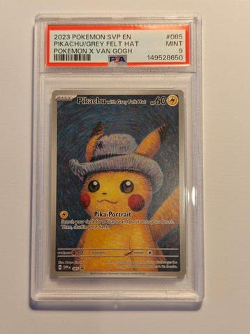 Pokémon Graded card - Pikachu 085 Promo card, Full art - PSA, Nieuw