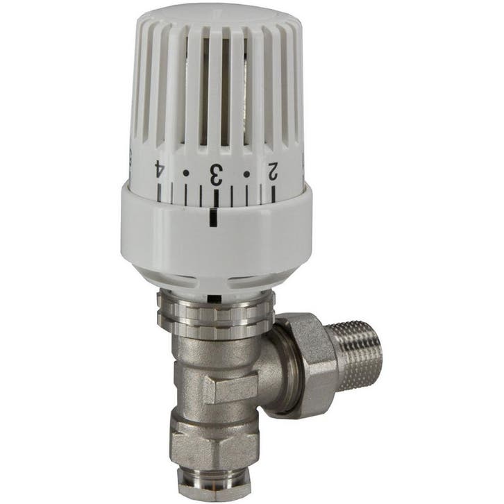 Riko Thermostatische Radiatorventiel - 1/2x15mm - Haaks, Doe-het-zelf en Verbouw, Sanitair, Nieuw, Ophalen of Verzenden