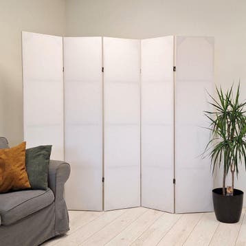 Kamerscherm wit blanco canvas DIY scheidingswand, Verzenden, Nieuw, Doek