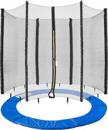 Veiligheidsnet Trampoline - Randafdekking 244 cm - Trampolin, Verzenden, Zo goed als nieuw
