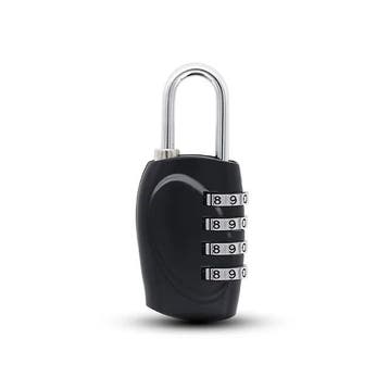 Hangslot met cijfercode - 40mm - 4 cijfers - Zwart, Ophalen of Verzenden, Nieuw, IJzer, Slot