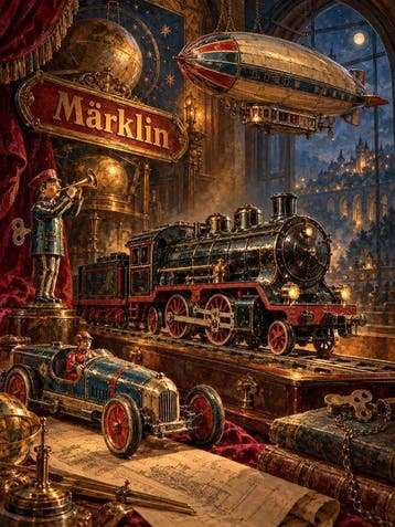 Shayer - Märklin Dreams of Steam and Tin - XL - 60x80cm –