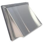 RVS Gevelkap met klep aansluitmaat Ø 150mm - staal, Verzenden, Nieuw