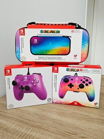 Nintendo - Switch 1 & 2 - Super Mario Star Spectrum + Grap, Nieuw