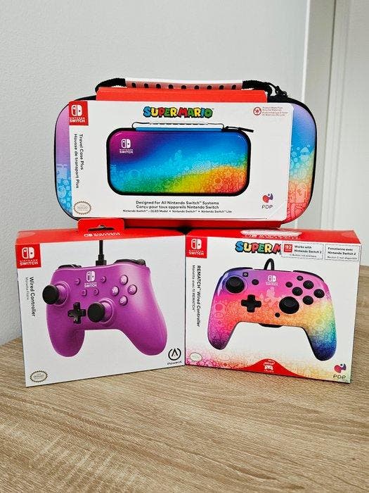 Nintendo - Switch 1 & 2 - Super Mario Star Spectrum + Grap, Spelcomputers en Games, Spelcomputers | Overige Accessoires
