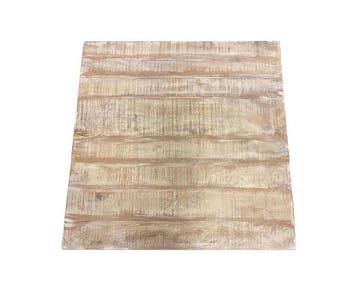 Tafelblad Mangohout | 80x80 cm, Ophalen of Verzenden, Nieuw