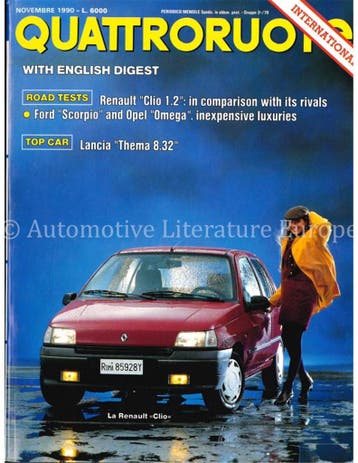 1990 QUATTRORUOTE MAGAZINE 421 ITALIAANS, Nieuw, Author