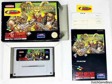 Super Nintendo / Snes - Shadowrun + Reg. Card - NOE / FRG, Verzenden, Gebruikt
