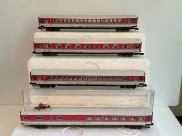 Fleischmann N - Treinstel (4) - Set van vier Duitse, Nieuw