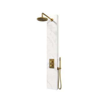 Brauer Gold Edition Thermostatisch Douchepaneel Calacatta, Ophalen of Verzenden, Nieuw