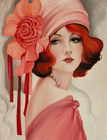 Clara Lumière (XX-XXI) - Eleganza Retrò, Antiek en Kunst