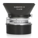 Leica Summaron-M 28mm F5.6 zilver (11695), Audio, Tv en Foto, Fotografie | Lenzen en Objectieven, Ophalen of Verzenden, Zo goed als nieuw