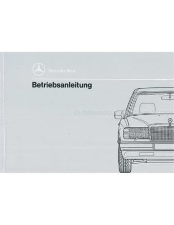 1991 MERCEDES BENZ E KLASSE DIESEL INSTRUCTIEBOEKJE DUITS, Auto diversen, Handleidingen en Instructieboekjes