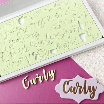 Sweet Stamp Curly Letters Set, Verzenden, Nieuw