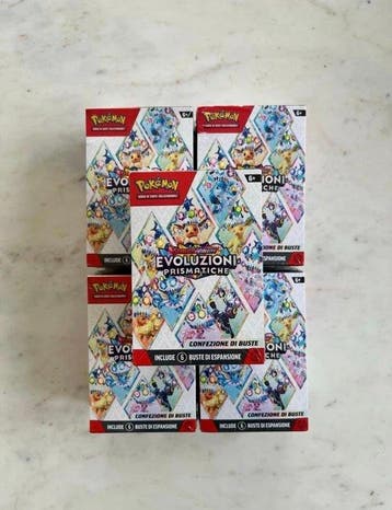 Pokémon - 1 Box - Evoluzioni Prismatiche - Scarlet & Violet, Nieuw