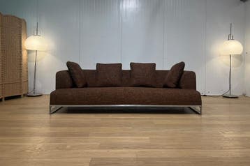BB Italia Solo 3-Zits Bank – Nieuw Gestoffeerd + GARANTIE, Design Bank Bankstel Zetel 3-Zits B&B Italia, 75 tot 100 cm, Ophalen of Verzenden