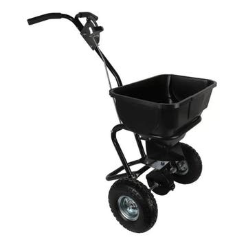 Zoutstrooier Zwart Luxe 25 liter - Strooiwagen, Verzenden