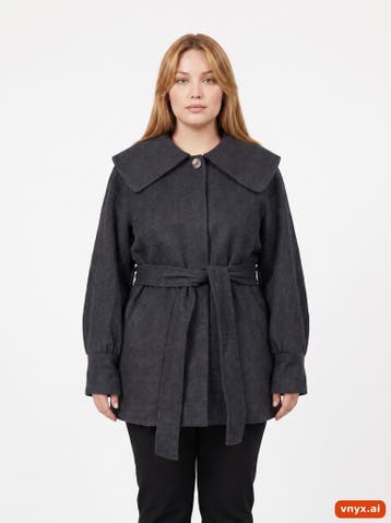 Ganni Winterjassen Dames maat L Grijs Vintage, Ophalen of Verzenden, Nieuw