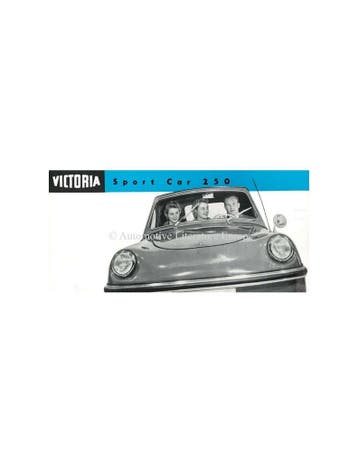 1958 VICTORIA SPORT CAR 250 BROCHURE ENGELS, Nieuw, Author