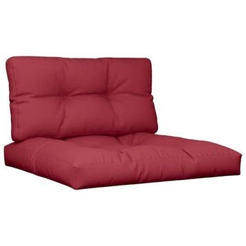 Tuinkussens 70x70cm Wijnrood | Tweedekansje | OP=OP, Tuin en Terras, Ophalen of Verzenden, Zo goed als nieuw