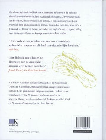 Groot Aziatisch kookboek / Culinaire Klassiekers, Boeken, Kookboeken, Verzenden, Zo goed als nieuw, Charmaine Solomon