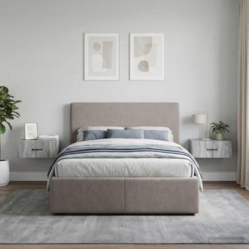 vidaXL Wandbeugel Bedkast 2 st Grijs sonoma 49 x 34,5 x 20, Huis en Inrichting, Minder dan 45 cm, Verzenden, Nieuw, Minder dan 55 cm
