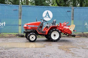 Veiling: Minitractor Yanmar Ke-2D Diesel 13pk met grondfrees, Gebruikt, Tot 2500, Tot 80 Pk, Ophalen