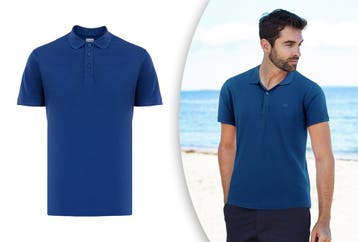 2dekans | Milanoro - Elegante polo voor heren - Koningsblauw, Blauw, Overige maten, Ophalen of Verzenden, Zo goed als nieuw